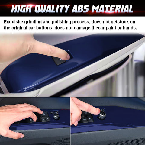 4pcs/Set Window Lift Switch Panel Molding Trim Fit Toyota Camry XV70 2018-2025