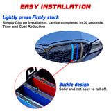 Tri-Colored Front Kidney Grille Strips Clip Cover For BMW 3 Series G20 2019-2022