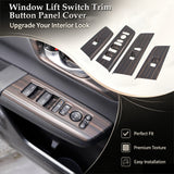 Wood/ Carbon Look Window Control Panel Cover Switch Trim For Honda CRV 2023-2027