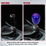 JDM Universal Aluminum 5 Speed Manual Car Gear Stick Shift Knob Shifter Lever