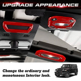 x xotic tech Dome Light Cover Trim Set Decoration Compatible with Jeep Wrangler JL JLU 2018-2023 & Gladiator JT 2020-2023 Interior Accessories(3Pcs)