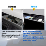 x xotic tech Center Console Organizer Co-pilot Gloves Storage Box Compatible with Tesla Cybertruck 2024 2025, Passenger Side Glove Box Accessories