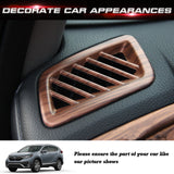 Peach Wood Pattern Dashboard AC Vent Outlet Frame Cover For Honda CR-V 17-2022