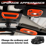 x xotic tech Dome Light Cover Trim Set Decoration Compatible with Jeep Wrangler JL JLU 2018-2023 & Gladiator JT 2020-2023 Interior Accessories(3Pcs)
