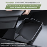 Center Console Sunglasses Holder Case For Tesla Model 3 Highland Model Y Juniper