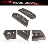 Wood Grain Interior Side Air Vent Outlet Cover For Toyota Camry 2018-2024