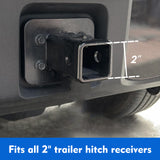 x xotic tech 2" American Flag Trailer Hitch Cover, Heavy Duty Carbon Steel Receivers Plug Cover with 5/8-Inch Anti-Theft Pin Diameter Trailer Hitch Lock For Pickup Trucks(5x3")