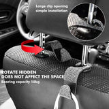 Shiny Crystal Car Seat Back Storage Hanging Hook Purse Grocery Cloth Holder