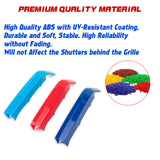 Tri-Colored Front Kidney Grille Strips Clip Cover For BMW 2 Series F44 2021-2024