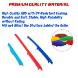 Tri-Colored Front Center Kidney Grille Strips Clip Cover For BMW X3 G45 2025-up