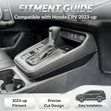 Wood/ Carbon Look Gear Shift Box Side Stripe Cover Accessories For Honda CRV 23+