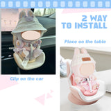 Cute Doll Mini Safety Seat Air Vent Clip Car Interior Decoration Accessories