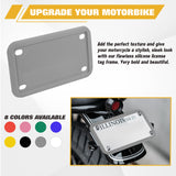 x xotic tech Motorcycle Silicone License Plate Frames, Motorbike License Plate Holder, Rust Proof, Rattle Proof, Weather Proof