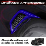 x xotic tech Wheel Eyebrow Side Air Conditioning Vent Cover Trim Compatible with Jeep Wrangler JL JLU 2018-up & Gladiator JT 2020-up (2Pcs)