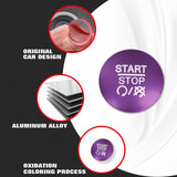 Alloy Engine Start Stop Push Button Cover For Dodge Charger Challenger 2010-2022