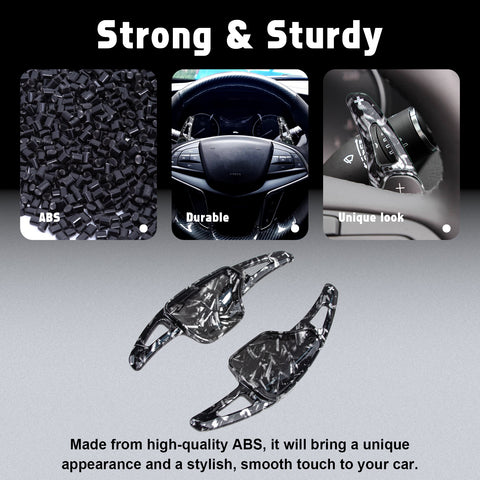 Paddle Shifter Extension Decor Cover Kit For Cadillac XT4 CT4 CT5 XT6 2020-up