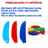 M-Colored Stripe Grille Insert Trims Compatible with BMW X3 G01 2018-2021 or X4 G02 2019-2021, Not fit for 2020 X4 M40i (7-Beams Standard Kidney Grille)