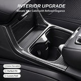 Wood/ Carbon Style Console Cup Holder Frame Trim Accessories For Honda CRV 23-up