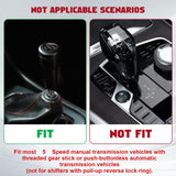 JDM Universal Aluminum 5 Speed Manual Car Gear Stick Shift Knob Shifter Lever