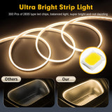 For Tesla Model S X 2021-2024 Front Trunk Led Flexible Ambient Lights Decoration