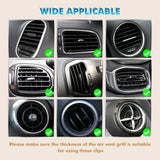 Skull Car Air Fresheners Vent Clips for Halloween Car Interior Decorations