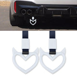 x xotic tech JDM Devil Shaped Tsurikawa Subway Train Bus Handle Straps Drift Charm Rear Bumper Warning Loops Ring for Cars, SUV Interior Exterior Decoration