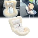 Cute Doll Mini Safety Seat Air Vent Clip Car Interior Decoration Accessories