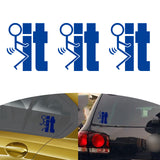 Xotic Tech F*ck-It Funny JDM Sticker Decal Vinyl Graphic for Cars Bumper Window Trucks Vans Walls Laptop 4" x 5"