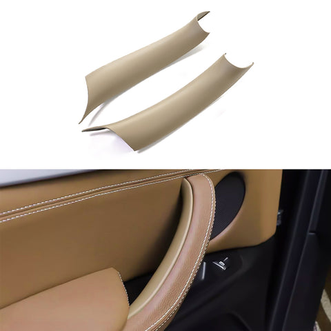 Xotic Tech Door Pull Handle Cover Compatible with BMW X5 Series X5 Series F15/F85 2014-2018, BMW X6 Series F16/F86 2015-2018, Inner Rear Side Door Handle Protective Cover (2pcs)