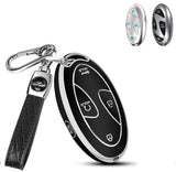 5/7 Button TPU Key Fob Cover Case w/Keychain For Hyundai Santa Fe Tucson Sonata