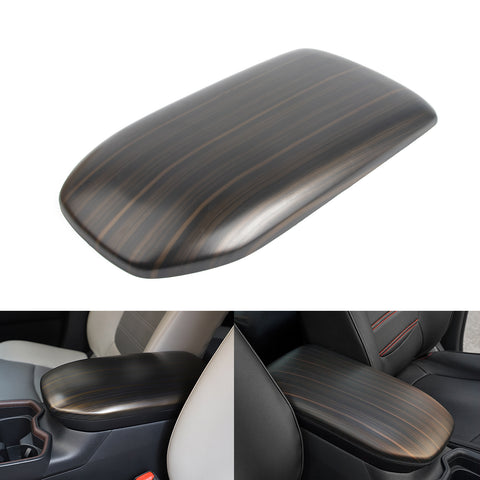 For Toyota RAV4 2019-2024 Wood Grain Interior Armrest Box Overlay Cover 1X