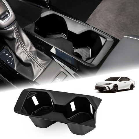 Front Center Console Dual Water Cup Holder Insert For Toyota Camry 2025 2026