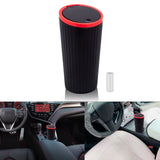 Car Cup Holder Trash Can with Lid Mini Dustbin Garbage Organizer Universal Fit