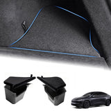 Rear Trunk Storage Bins Side Box with Carpeted Lid For Tesla Model Y Juniper 25+