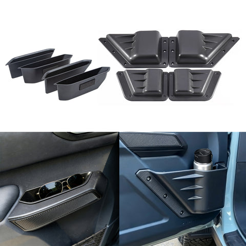 Door Side Storage Box Handle Organizer Kit For Ford Bronco 4 Doors 2021-2025
