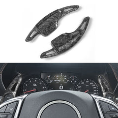 Forged Pattern Steering Wheel Paddle Shifter Extension For Chevy Camaro 2016+