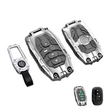 x xotic tech Mech Style Heavy Metal Key Fob Cover Compatible with Honda Civic, Accord, CR-V, HR-V, Pilot 2022–2026, Zinc Alloy Key Case Protector Shell Keychain