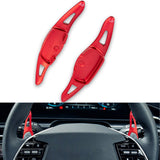 Sporty Red Aluminum Paddle Shifter Extension For Kia EV3 EV4 EV5 EV6 2025 2026