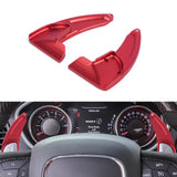 Black Forged ABS Paddle Shifter Extension For Dodge Charger Chrysler 300 2015-21