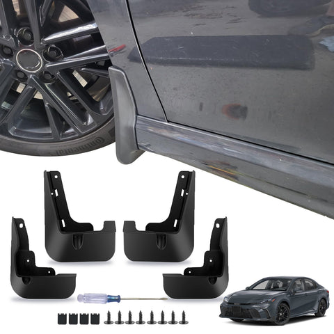 Mud Flaps Splash Guards Fender Accessories Kit For Toyota Camry SE XSE 2025 2026