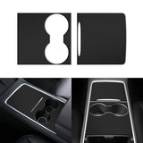 x xotic tech Center Console Wrap Kit, ABS Console Protector Cover Interior Decoration Wrap Compatible with Tesla Model 3 2021-2023 & Model Y 2021-up Accessories