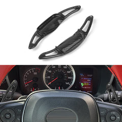 Carbon Fiber ABS Steering Wheel Paddle Shifter Extension For Toyota Camry 2018+