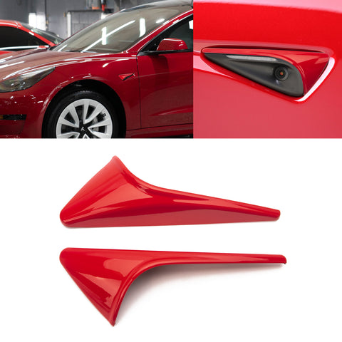 HW4.0 Side Camera Turn Signal Covers For Tesla Model 3 Y 2024