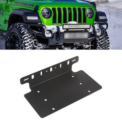 Bolt-on License Plate Mount Bracket Holder Light Bar For Ford F150 Raptor Bronco