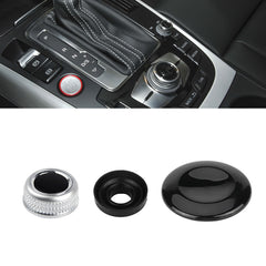 Joystick Center Console Button Cover Volume Control Knob For Audi A4 A5 Q5 13-15