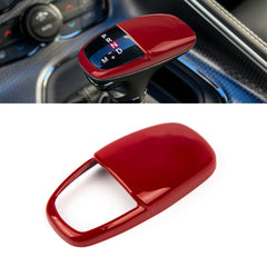 Gear Shift Knob Cover Trim Compatible with Dodge Challenger Charger 2015-up, Durango 2018-up Interior Accessories Decoration