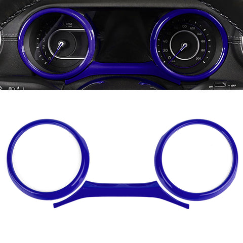 x xotic tech Dashboard Cluster Panel Gauges Cover Trim Ring Compatible with Jeep Wrangler JL JLU 2018-2023 & Gladiator JT 2020-2023 Interior Accessories(3Pcs)