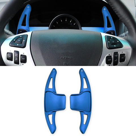 Aluminum Paddle Shifter Extension Decoration Cover For Ford Explorer 2013-2019
