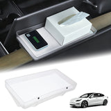 Center Console Organizer Dashboard Hidden Storage Tray Case for Tesla Model 3 Y