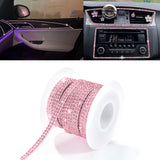 16.4 Ft Rhinestone Auto Dashboard Line Self Adhesive Molding Sticker Trim Strips